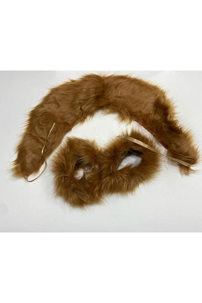 karantuhafiye Fur Collar / Collar Fur Sleeve Set