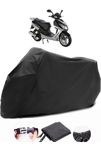 AutoEN salcano nova Black Motorcycle Tarpaulin Waterproof Durable Fabric