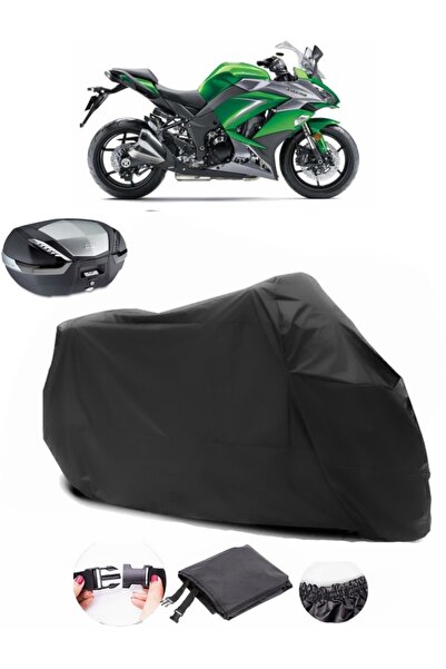 AutoEN Kawasaki Z 1000 SX Rear Bag Compatible Black Motorcycle Tarpaulin Wate...