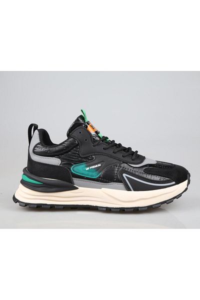 M.P. MP 232-1235 εισαγόμενα Μαύρα Πράσινα Ανδρικά Sneakers