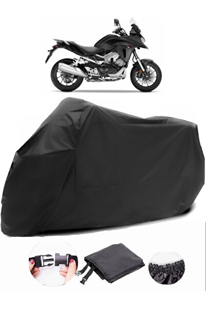 AutoEN Honda VFR 800 X Crossrunner Black Motorcycle Tarpaulin Waterproof Durable Fabric