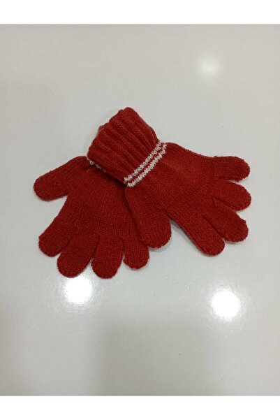 NUR TEKSTİL kız çocuk kiremit triko eldiven