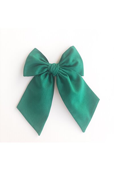 NEW BOWS BANDS Girl's Large Pinwheel Clip Hair Clip Green