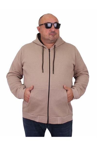 Starbattal Μεγάλο μέγεθος Unisex Hooded 3ip Sweat 11701 ΓΗ