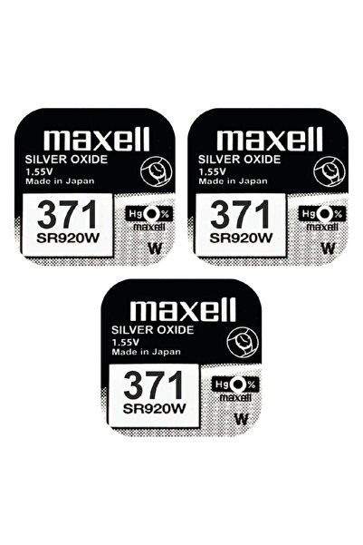 Astakos 371 Sr920sw 1.55v Kol Saati Pili %100 Orijinal 3 Adet 2027 Made İn Japan