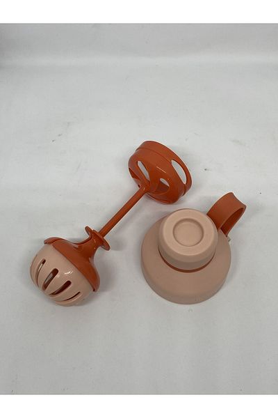 Shotay Tea Cup Tritan Flask with Strainer Pink 680 ml ST- 6637