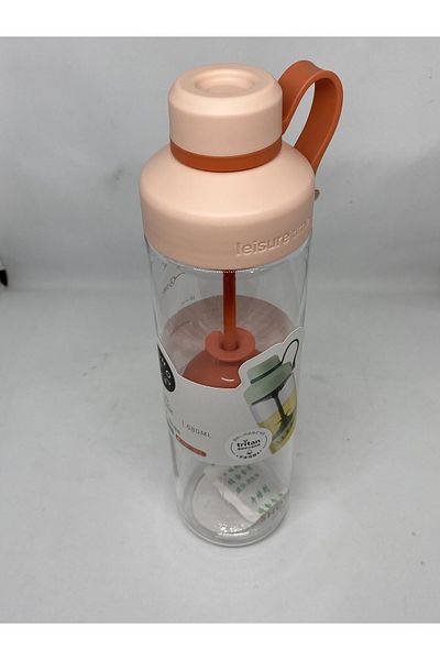 Shotay Tea Cup Tritan Flask with Strainer Pink 680 ml ST- 6637