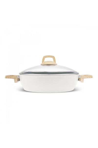 Emsan Swiss Crystal Carnivore Pot 30 Cm Creamy