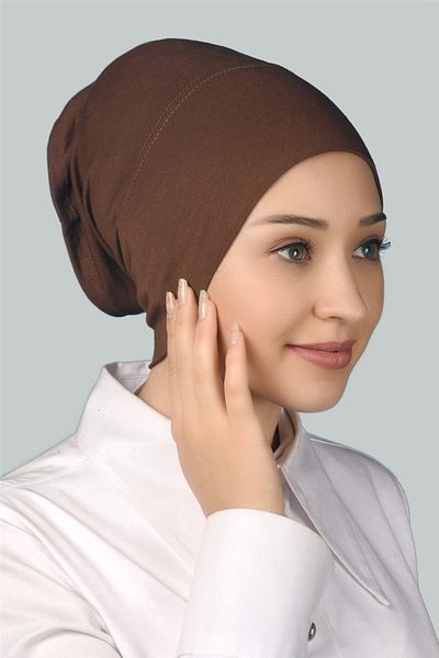 Altobeh Μακρύς σωλήνας Hijab Bonnet - Έτοιμο Πρακτικό Snap-on