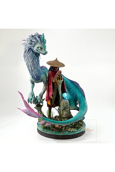 TuransoyCraft Raya ve Son Ejderha Figürü Dragon Sisu ve Raya Figürü Büyük Boy...