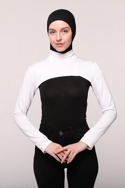 Altobeh Ecru Turtleneck Neck Collar Sleeve
