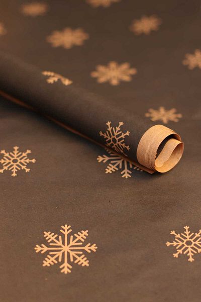 demontecraft Snowflake Kraft paper packaging paper 70x100 size 5 pieces