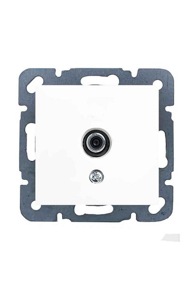 VİKO Karre White Satellite Socket F conSonlu Mek- 12 Pieces