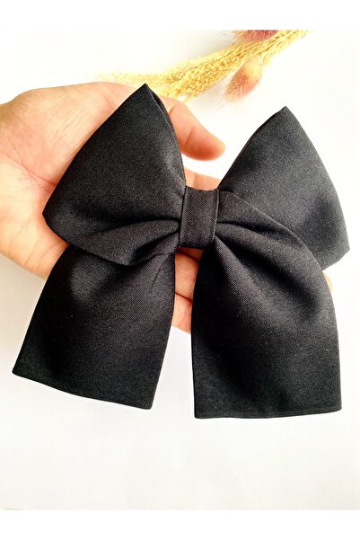 seyranat Μαύρο χρώμα Αυτόματο κλιπ με φιόγκο πολυτελείας