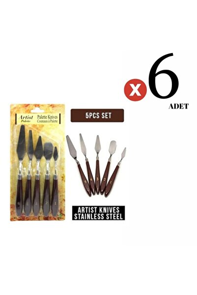 Art Tone Металева сталева лопатка, набір з 5 штук, 6 штук