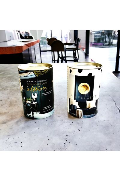 Saccura Decor Cylinder Decorative Box Set, Simplicity & Interior Decorative Set of 2