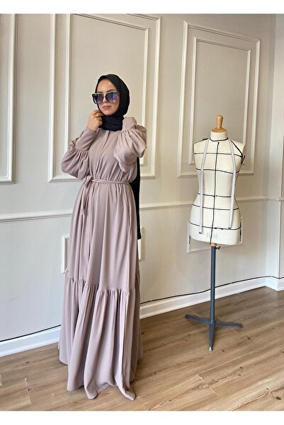 Berel Moda Σένα Φεράς Κρεπ Μπεζ