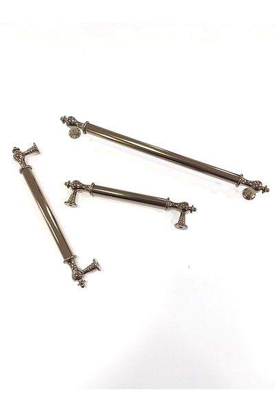 ARON Berra 224 Polished Bronze Handle TV Unit Bedroom Cloakroom Drawer Kitchen Cabinet Door Handle 224mm