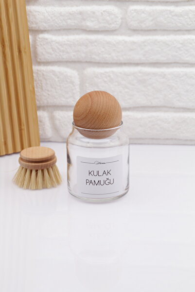 zezedesing Top Lid Cotton Swab Jar 300ml