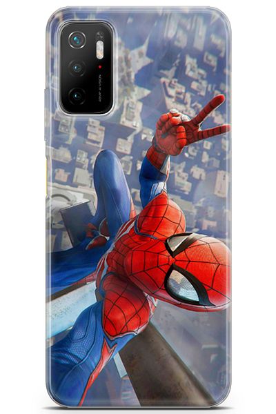 Lopard Xiaomi Poco M3 Pro Compatible Anti-Knock Cover Opus 21 Spiderman Table