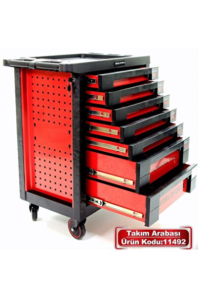 Worldforce 7 Çekmeceli Takım Dolabı Profesyonel Boş Takım Dolabı