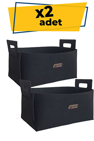 MARVA Katlanabilir Çamaşır Sepeti - Oyuncak Sepeti 2 Adet