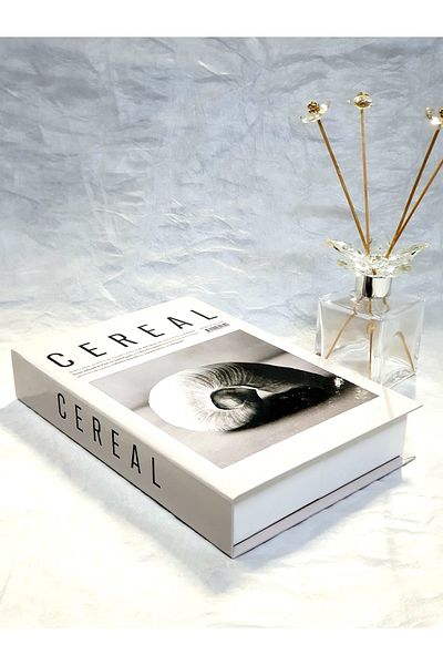 Saccura Decor Decorative Box, Cereal Snail Gray Book Box, Decorative Book Box