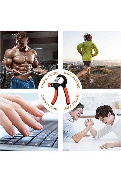 Sensoria Arc de mână 60 kg 5 kg Arc de mână reglabil Întăritor muscular pentru încheietura mâinii