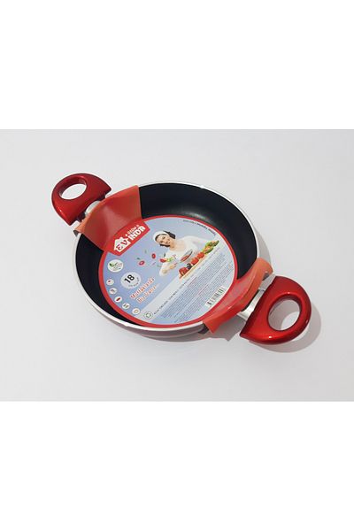 renkli çiçekler 18 CM Fireproof Non-Stick Teflon Pan Egg Pan Cooking Pan
