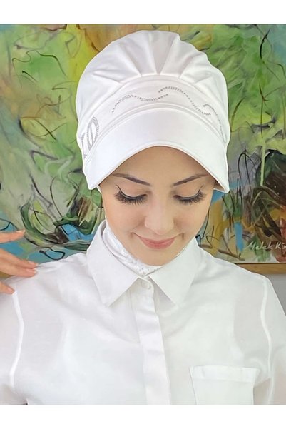 BUTİKAMBAR Pălărie cu bijuterii cu model, cu cataramă și curea