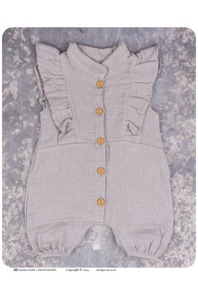 Zeyn Cotton Muslin Baby Girl Jumpsuit