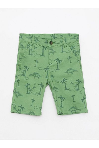LC Waikiki Boys' Gabardine Shorts - Lcw Kids Patterned