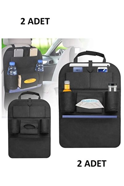 Ankaflex 2 Adet Araç Araba Oto Koltuk Arkası Organizer Düzenleyici Kılıfı Ara...