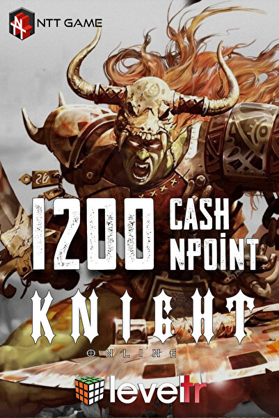 Ntt Game Knight Online 1200 Cash / Npoint / LevelTR