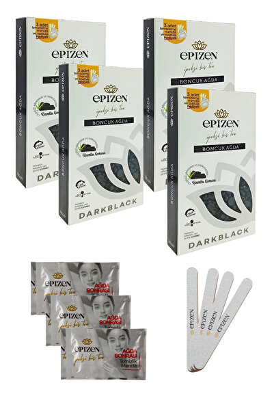 EPİZEN Black Soyulabilir Boncuk Ağda 4 Lü 200gr