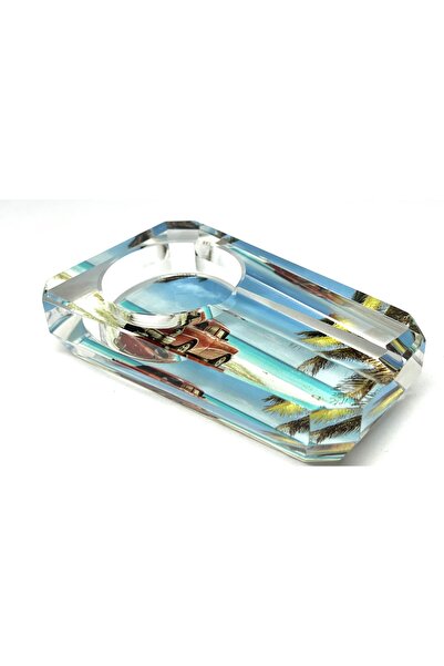 blackraw Kristal Cuban Arts Orta Boy Küllük Kül Tablası