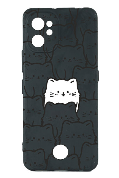 Reeder S19 Max Pro Baskılı ve Kamera Korumalı Siyah Renk Silikon Kılıf