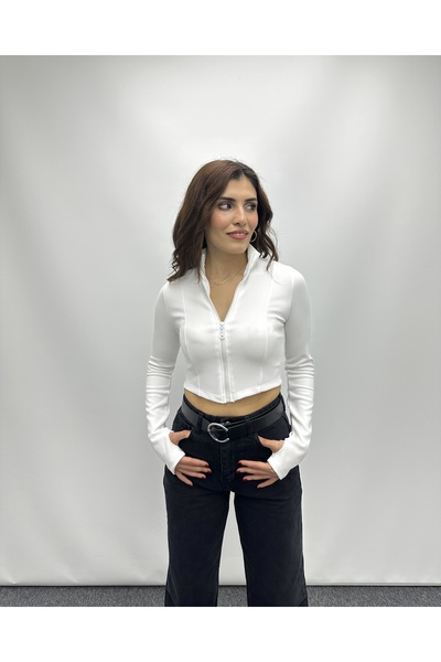 deqfashion Long Sleeve Zippered Body