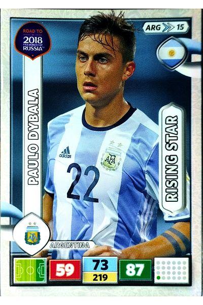 Panini PAULO DYBALA RISING STAR ROAD TO RUSIA