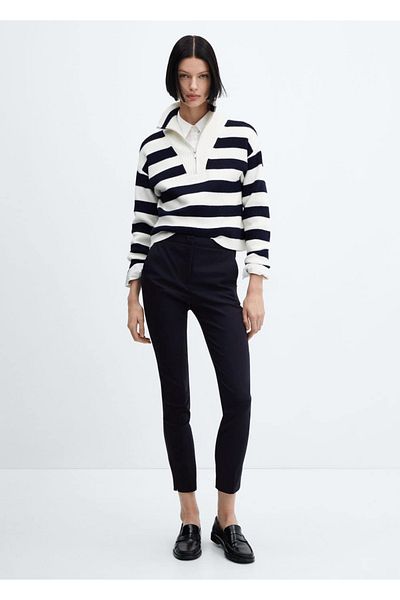 MANGO Woman Cut Skinny Trousers