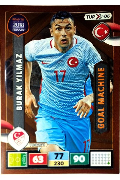 Panini BURAK INVENTORY GOAL MACHINES ROAD TO RUSIA