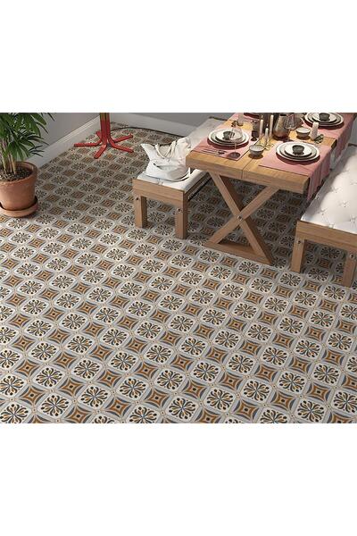 StickerArt Yer Kaplama Zemin Kaplama Folyosu 65x130 cm Vintage Kahverengi