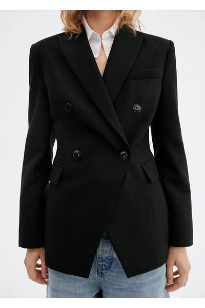 MANGO Woman Double Breasted Cut Jacket