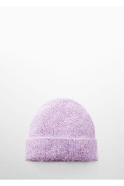 MANGO Woman Pălărie cu aspect piele