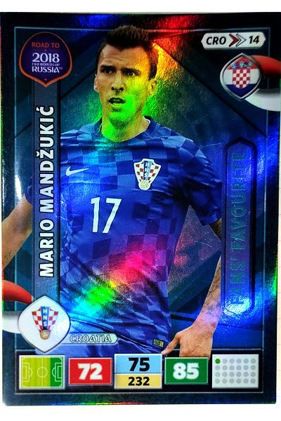 Panini MARIO MANDZUKİK FANS FAVOURITE ROAD TO RUSSIAN