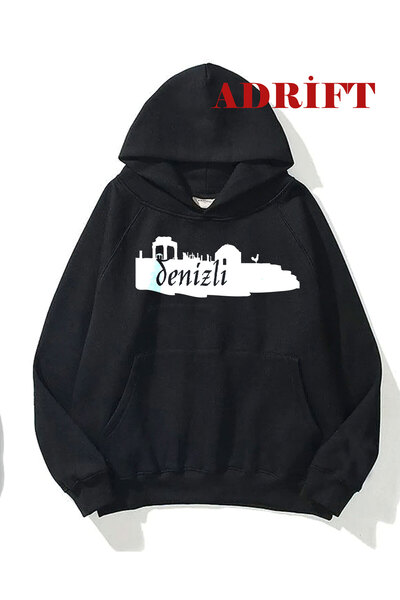 Adrift Unisex Denizli dukserica sa kapuljačom