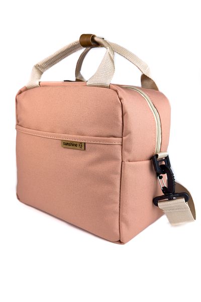 SUNSHINE Salmon Waterproof Fabric Insulated Lunch Bag Thermal Bag Lunch Bag