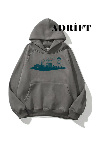 Adrift Unisex Nigde dukserica sa kapuljačom