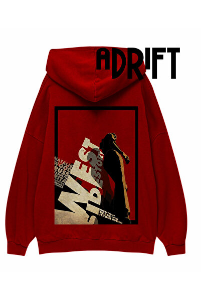 Adrift Unisex West Special Design Swearshirt Hoodie