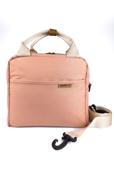 SUNSHINE Salmon Waterproof Fabric Insulated Lunch Bag Thermal Bag Lunch Bag